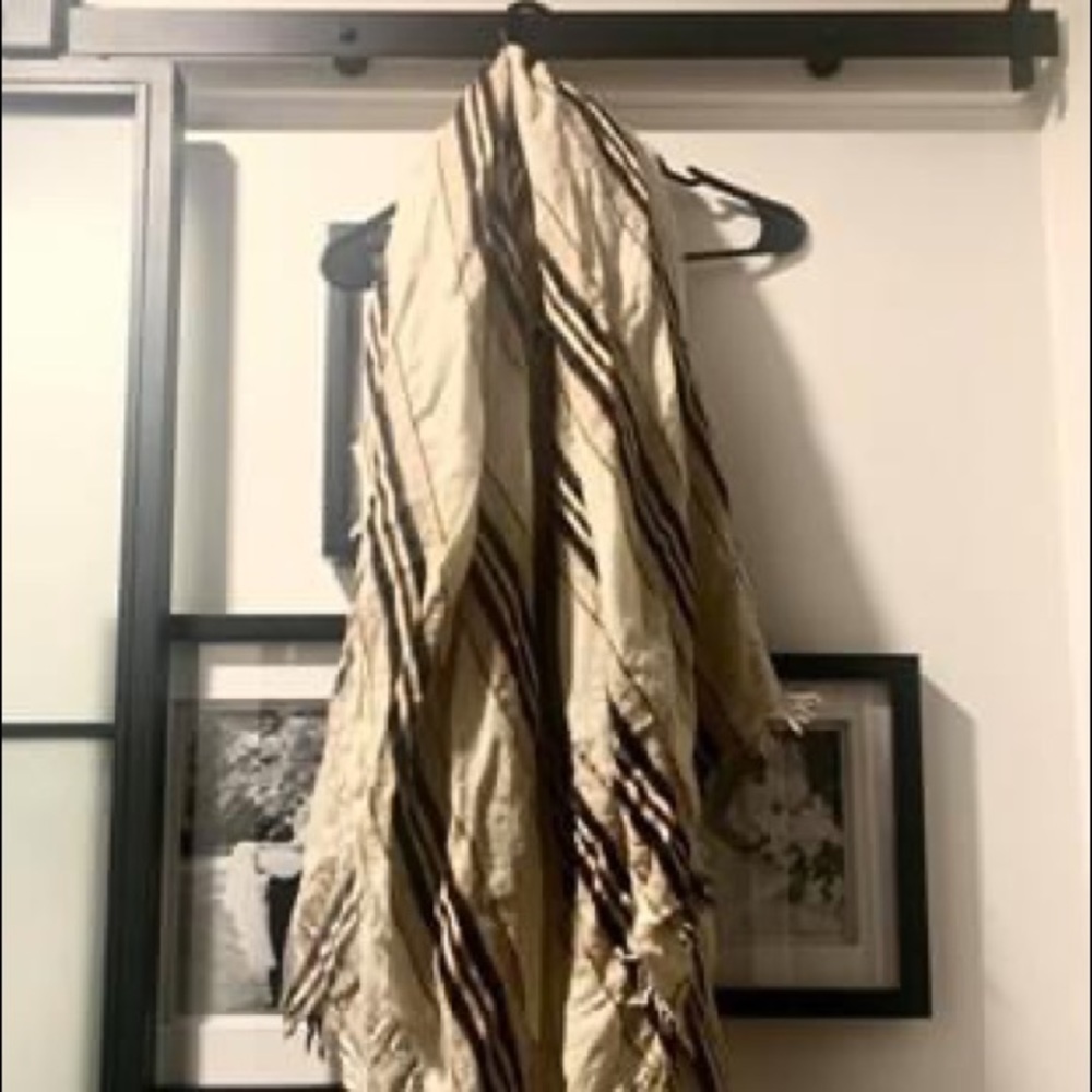 Mixed Stripes Triangle Scarf - Aritzia